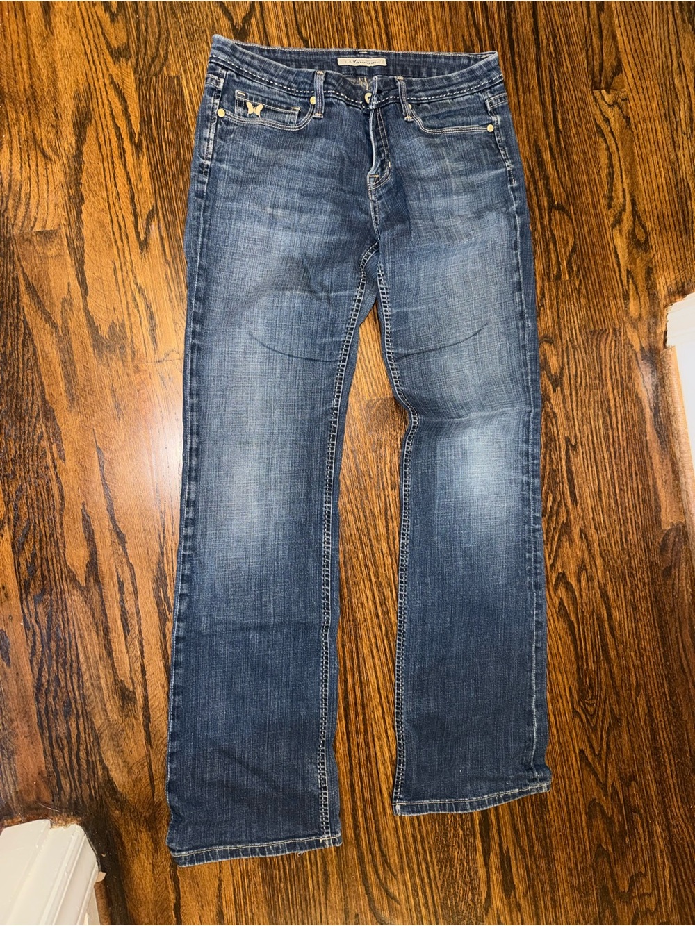 Anoname Women's Medium Blue Bootcut Jeans